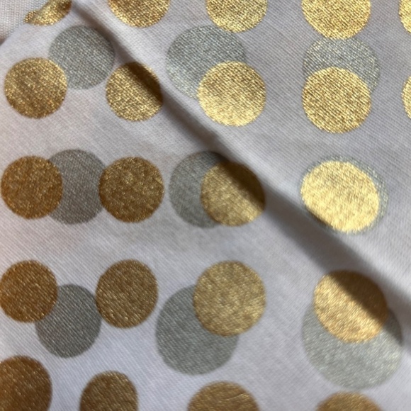Modern by Dwell Magazine Cloth Napkins Gold Silver Dots 100% Cotton Set of 4 - Picture 5 of 8